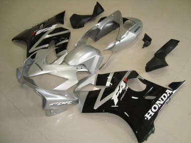 Black Silver 2004-2007 Honda CBR600 F4i Motorcycle Bodywork