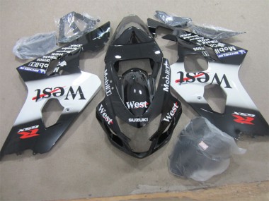 Black West 2004-2005 Suzuki GSXR 600 Motorcycle Fairings