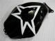 Black White 11 2003-2004 Honda CBR600RR Motorcycle Fairings Black White 11 2003-2004 Honda CBR600RR Motorcycle Fairings