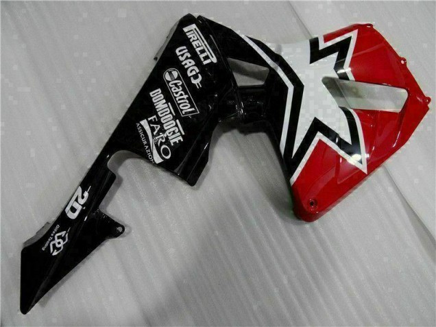Black White 11 2003-2004 Honda CBR600RR Motorcycle Fairings Black White 11 2003-2004 Honda CBR600RR Motorcycle Fairings