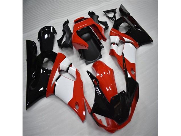 Black White 1998-2002 Yamaha YZF R6 Motorcycle Fairings Black White 1998-2002 Yamaha YZF R6 Motorcycle Fairings