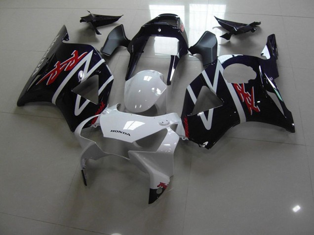 Black White 2002-2003 Honda CBR900RR 954 Motorcycle Fairings Black White 2002-2003 Honda CBR900RR 954 Motorcycle Fairings