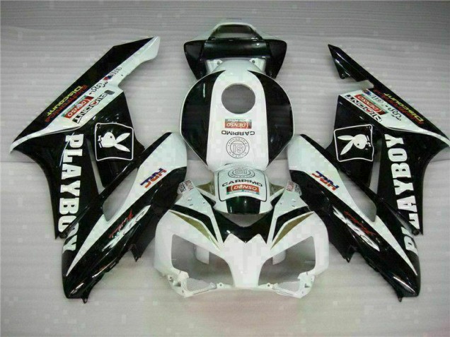 Black White 2004-2005 Honda CBR1000RR Motorcycle Fairing Black White 2004-2005 Honda CBR1000RR Motorcycle Fairing