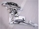 Black White 2007-2008 Honda CBR600RR Motorcycle Fairing Black White 2007-2008 Honda CBR600RR Motorcycle Fairing