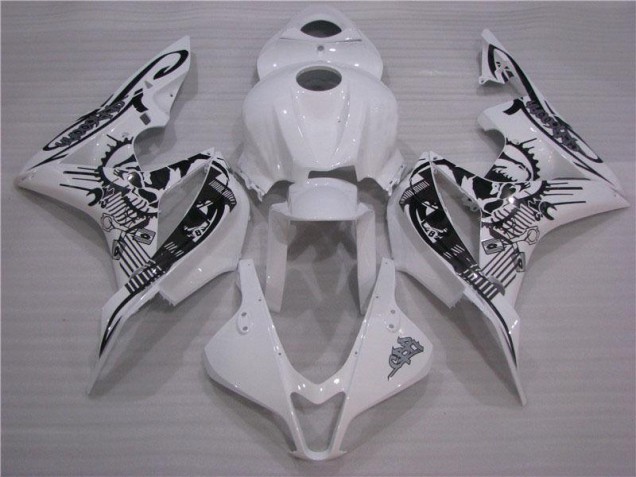 Black White 2007-2008 Honda CBR600RR Motorcycle Fairing Black White 2007-2008 Honda CBR600RR Motorcycle Fairing