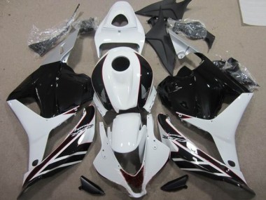 Black White 2009-2012 Honda CBR600RR Full Motorcycle Fairing Kits
