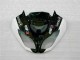 Black White 3M Touch4 2009-2012 Kawasaki ZX6R Motorcycle Fairings Black White 3M Touch4 2009-2012 Kawasaki ZX6R Motorcycle Fairings