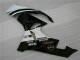 Black White 3M Touch4 2009-2012 Kawasaki ZX6R Motorcycle Fairings Black White 3M Touch4 2009-2012 Kawasaki ZX6R Motorcycle Fairings