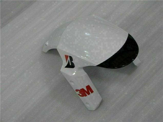 Black White 3M Touch4 2009-2012 Kawasaki ZX6R Motorcycle Fairings Black White 3M Touch4 2009-2012 Kawasaki ZX6R Motorcycle Fairings