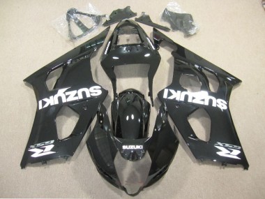 Black White Decal 2003-2004 Suzuki GSXR 1000 Motorcycle Fairings