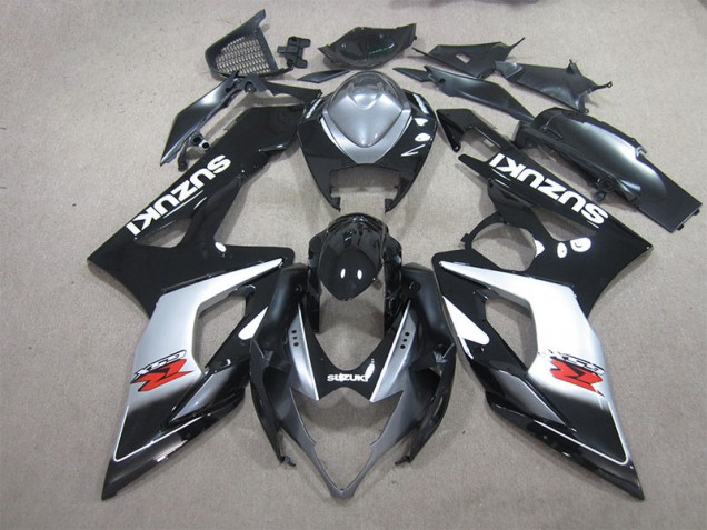 Black White Decal 2005-2006 Suzuki GSXR 1000 Motorcycle Fairings Black White Decal 2005-2006 Suzuki GSXR 1000 Motorcycle Fairings