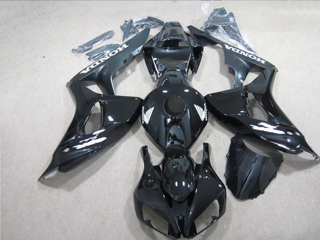 Black White Decal 2006-2007 Honda CBR1000RR Motorcycle Fairings