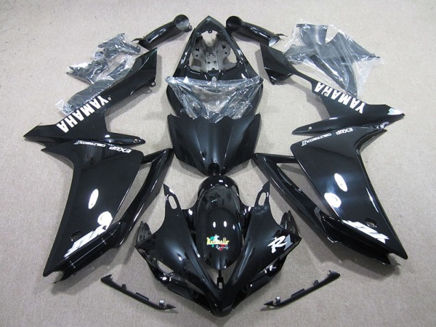 Black White Decal 2007-2008 Yamaha YZF R1 Motorcycle Fairings Black White Decal 2007-2008 Yamaha YZF R1 Motorcycle Fairings
