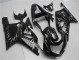 Black White Flame 2001-2003 Suzuki GSXR 600/750 Motorcycle Fairings Black White Flame 2001-2003 Suzuki GSXR 600/750 Motorcycle Fairings