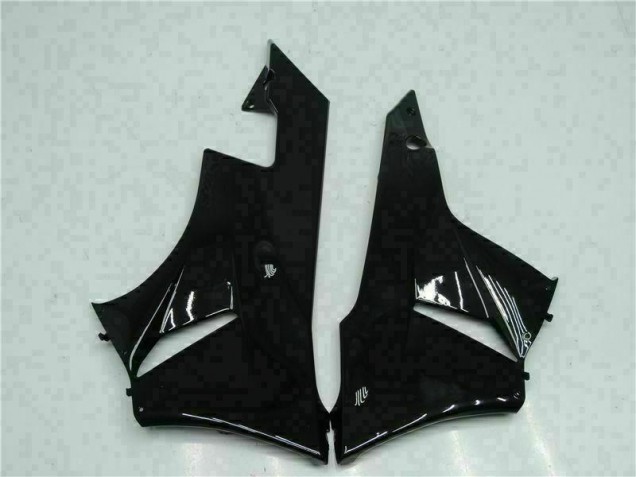 Black White Ninja 636 2009-2012 Kawasaki ZX6R Motorcycle Fairings