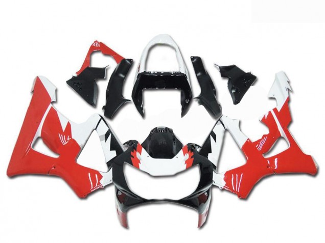 Black White Red 2000-2001 Honda CBR900RR 929RR Motorcycle Fairings Black White Red 2000-2001 Honda CBR900RR 929RR Motorcycle Fairings