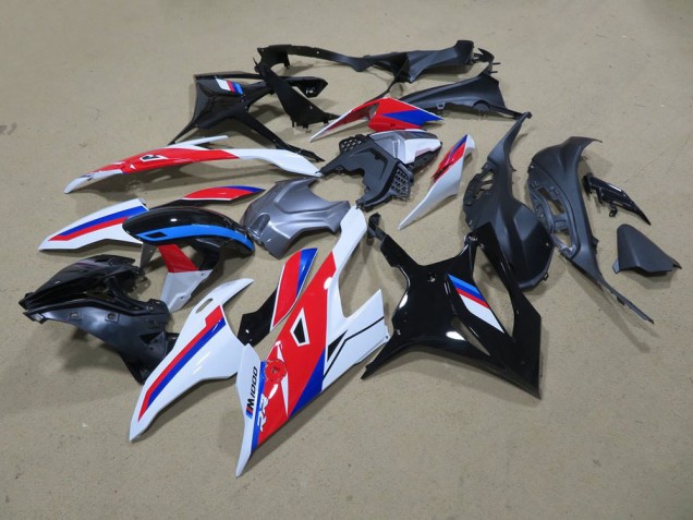 Black White Red Blue 2019-2021 BMW S1000RR Motorcycle Fairings Black White Red Blue 2019-2021 BMW S1000RR Motorcycle Fairings