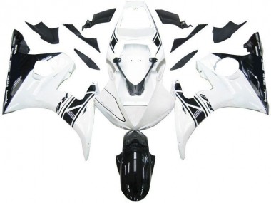 Black White Tribal 2003-2005 Yamaha YZF R6 Motorcycle Fairings