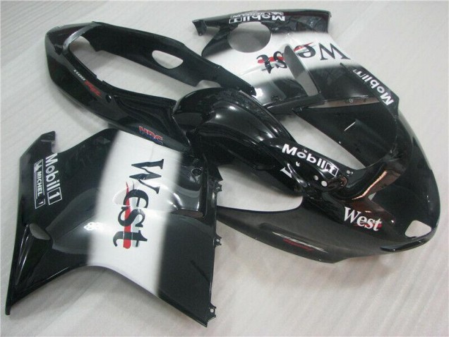 Black White West 1996-2007 Honda CBR1100XX Motorcycle Fairings Black White West 1996-2007 Honda CBR1100XX Motorcycle Fairings