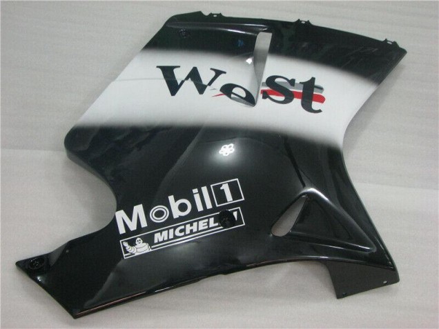 Black White West 1996-2007 Honda CBR1100XX Motorcycle Fairings Black White West 1996-2007 Honda CBR1100XX Motorcycle Fairings