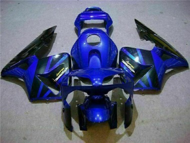 Blue 2003-2004 Honda CBR600RR Motorcycle Fairing