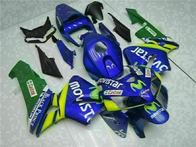 Blue 2005-2006 Honda CBR600RR Motorcycle Fairings Blue 2005-2006 Honda CBR600RR Motorcycle Fairings