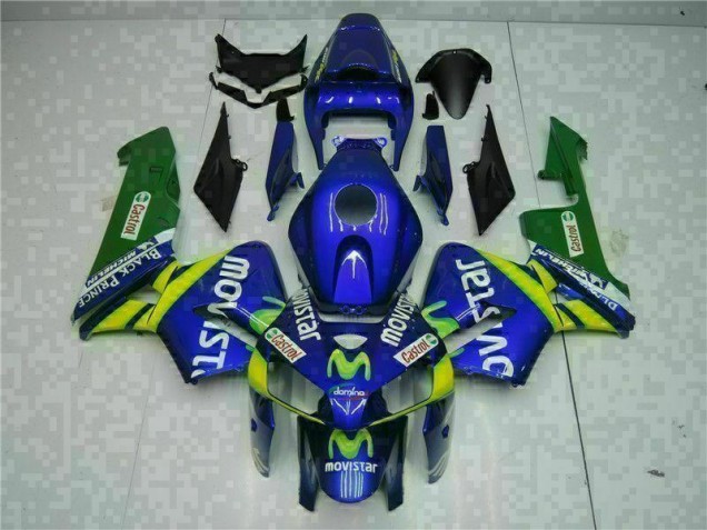 Blue 2005-2006 Honda CBR600RR Motorcycle Fairings Blue 2005-2006 Honda CBR600RR Motorcycle Fairings