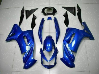 Blue 2006-2008 Kawasaki EX650 Motorcycle Fairings
