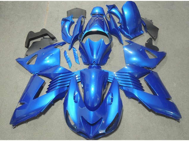 Blue 2006-2011 Kawasaki ZX14R ZZR1400 Motorcycle Fairings Blue 2006-2011 Kawasaki ZX14R ZZR1400 Motorcycle Fairings