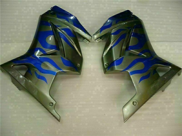 Blue 2008-2012 Kawasaki EX250 Motorcycle Fairings