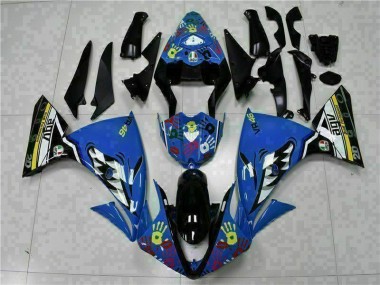 Blue 2009-2011 Yamaha YZF R1 Motorcycle Fairing