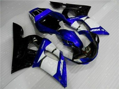 Blue Black 1998-2002 Yamaha YZF R6 Motorcycle Bodywork