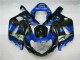 Blue Black 2001-2003 Suzuki GSXR 600/750 Motorcycle Fairing Blue Black 2001-2003 Suzuki GSXR 600/750 Motorcycle Fairing