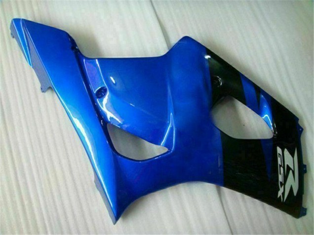 Blue Black 2003-2004 Suzuki GSXR 1000 Motorcycle Fairings
