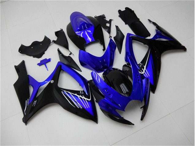 Blue Black 2006-2007 Suzuki GSXR 600/750 Motorcycle Fairings Blue Black 2006-2007 Suzuki GSXR 600/750 Motorcycle Fairings