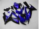 Blue Black 2006-2007 Suzuki GSXR 600/750 Motorcycle Fairings Blue Black 2006-2007 Suzuki GSXR 600/750 Motorcycle Fairings