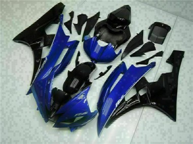 Blue Black 2006-2007 Yamaha YZF R6 Motorcycle Bodywork