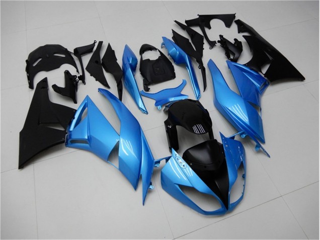 Blue Black 2009-2012 Kawasaki ZX6R Motorcycle Fairing Blue Black 2009-2012 Kawasaki ZX6R Motorcycle Fairing