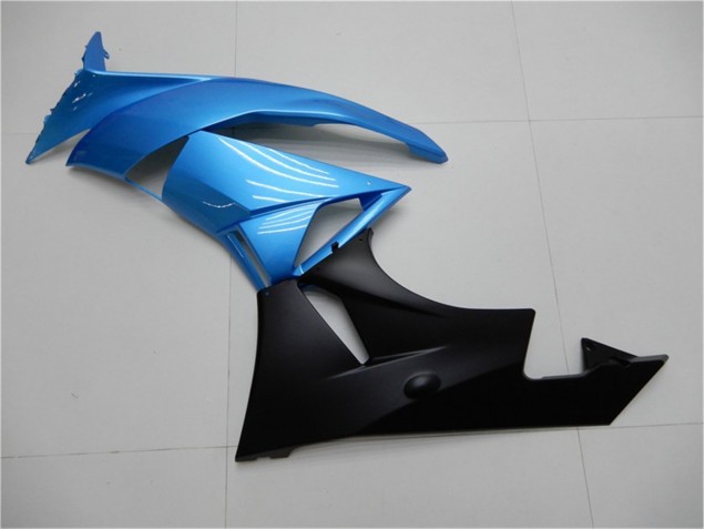 Blue Black 2009-2012 Kawasaki ZX6R Motorcycle Fairing Blue Black 2009-2012 Kawasaki ZX6R Motorcycle Fairing