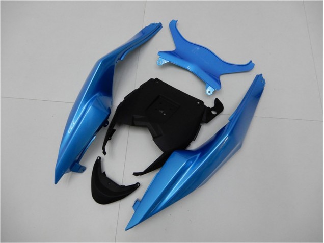 Blue Black 2009-2012 Kawasaki ZX6R Motorcycle Fairing Blue Black 2009-2012 Kawasaki ZX6R Motorcycle Fairing