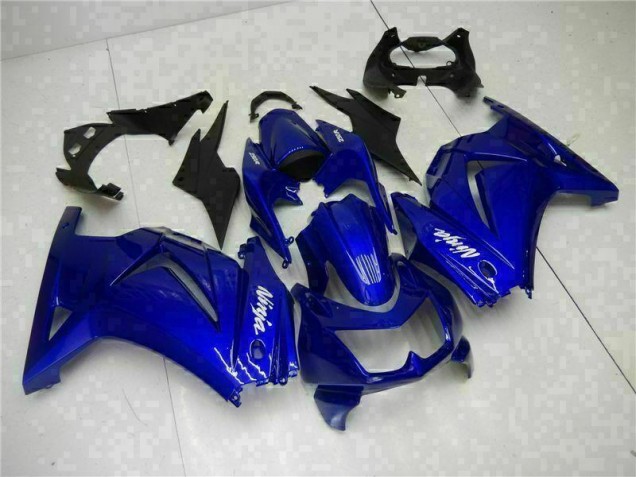 Blue Black White Ninja 2008-2012 Kawasaki EX250 Motorcycle Fairing Blue Black White Ninja 2008-2012 Kawasaki EX250 Motorcycle Fairing