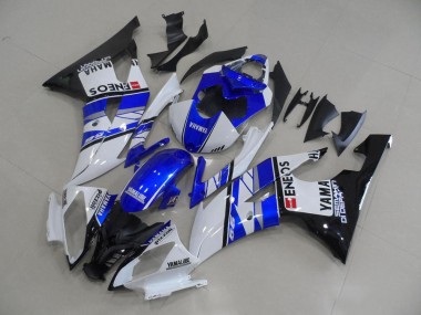Blue Blue White ENEOS 2008-2016 Yamaha YZF R6 Motorcycle Fairings