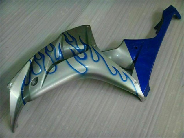 Blue Flame Silver 2006-2007 Honda CBR1000RR Motorcycle Fairings Blue Flame Silver 2006-2007 Honda CBR1000RR Motorcycle Fairings
