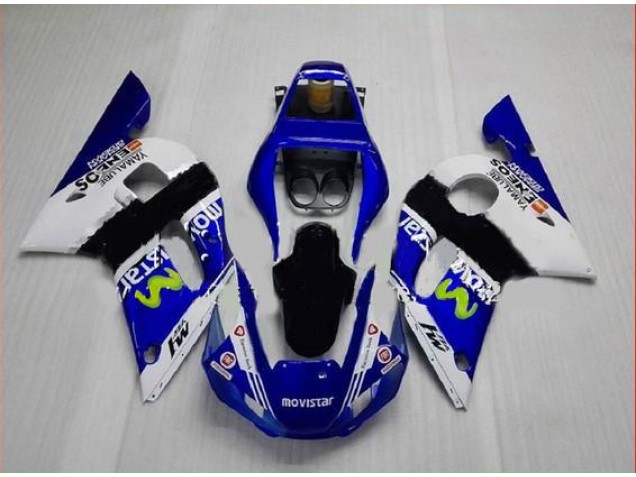 Blue Green White 1998-2002 Yamaha YZF R6 Motorcycle Fairings Blue Green White 1998-2002 Yamaha YZF R6 Motorcycle Fairings
