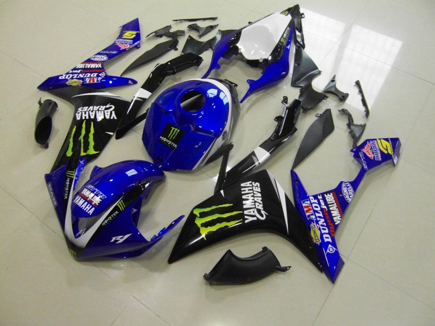 Blue Monster 2007-2008 Yamaha YZF R1 Motorcycle Fairings Blue Monster 2007-2008 Yamaha YZF R1 Motorcycle Fairings