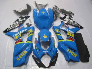 Blue Rizla 2007-2008 Suzuki GSXR 1000 Motorcycle Fairings