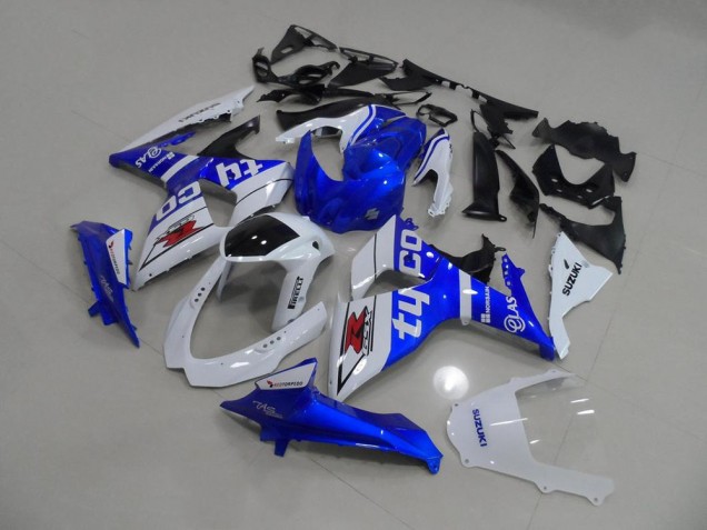 Blue Tyco 2009-2016 Suzuki GSXR 1000 Motorcycle Fairings
