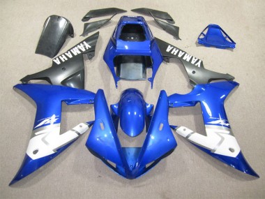 Blue White 2002-2003 Yamaha YZF R1 Motorcycle Fairing
