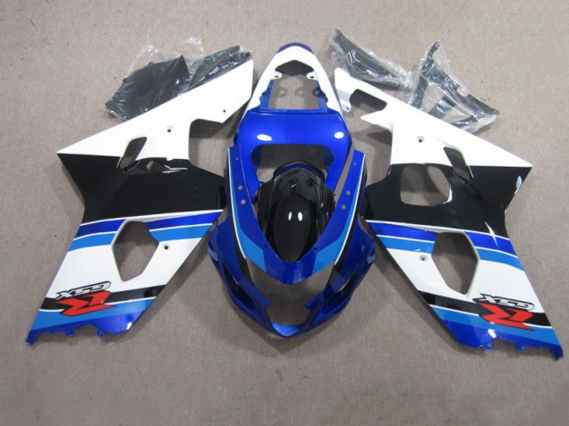 Blue White 2004-2005 Suzuki GSXR 600 Motorcycle Fairings Blue White 2004-2005 Suzuki GSXR 600 Motorcycle Fairings
