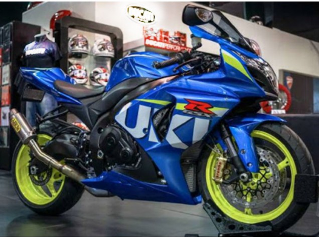 Blue White 2009-2016 Suzuki GSXR 1000 Motorcycle Bodywork